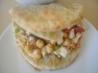 Curried Chicken Naan "taco". Recipe by ~Leslie~