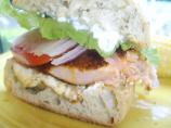 Cajun Salmon Sandwich With Goat Cheese and Lemon Mayonnaise