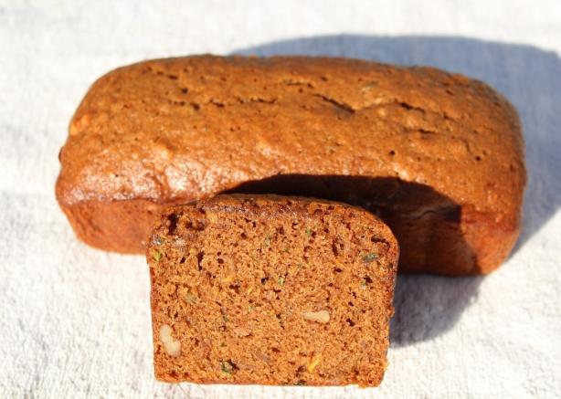 Zucchini Bread Made With Brown Sugar and Molasses. Photo by Chef #1352245