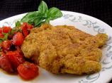 Lightly Fried Chicken Breasts With Basil Tomatoes