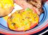 Nif's Grilled Tomatoes With Pesto and Cheese