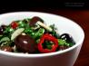 Olives Marinated in Chilli, Basil and Garlic. Recipe by katew