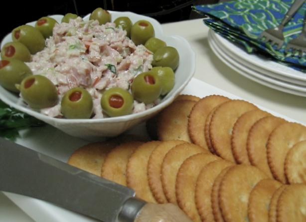 Tasty Ham-Olive Spread. Photo by Caroline Cooks