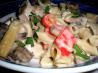 Creamy Olive Chicken Bake With Red Peppers and Mushrooms. Recipe by SarasotaCook