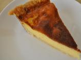 Old-Fashioned Baked Egg Custard Tart With Nutmeg