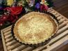 Old-Fashioned Baked Egg Custard Tart With Nutmeg