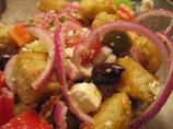 Barefoot Contessa's Greek Panzanella. Photo by Galley Wench