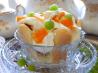 Apricot Gooseberry Layered Trifle Dessert With Mascarpone Cream
