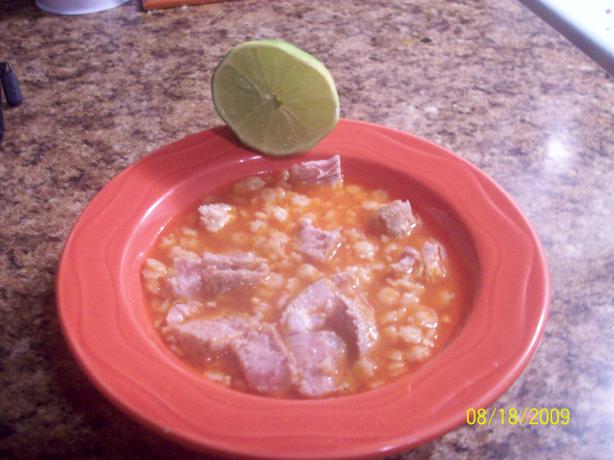 Fideo Sopa Con Puerco (Fideo Pasta With Pork Soup). Photo by SHERNANDEZ