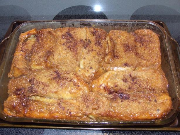 Overnight Baked French Toast. Photo by peg_lyn