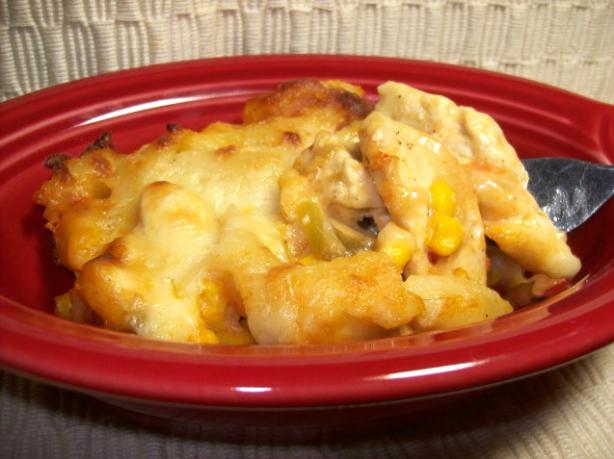 Southwestern Shells With Chicken and Corn. Photo by Chef shapeweaver &copy;