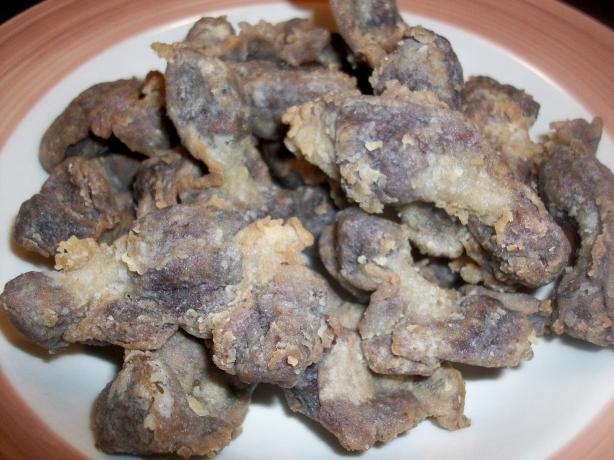 Southern Fried Gizzards, Stewed. Photo by mightyro_cooking4u