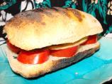 Panini Caprese Sandwich With Avocado