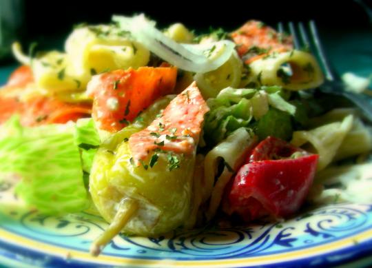 Italiano Pasta Salad. Photo by Andi of Longmeadow Farm
