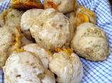 Cheddar and Onion Rye Rolls