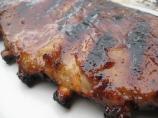 Peach Glazed Ribs. Photo by Chouny