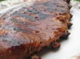 Peach Glazed Ribs. Photo by Chouny