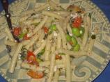 Pasta With Green Soybean Salad. Photo by Food Snob in Israel