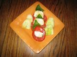 Tomato Lemon Basil and Goat Cheese Salad
