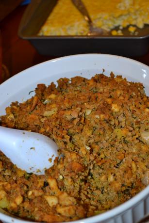 Oyster Dressing, Stuffing, Casserole or Filling for Patti Shells. Photo by nclpalacios