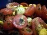 Grape Tomato and Cheese Curd Salad