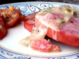 Country Ham,fried Green Tomatoes W/ Cream Gravy