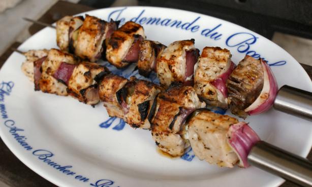 Swordfish With Lemon, Garlic and Olive Oil. Photo by Irmgard