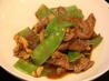 Stir-Fry of Hoisin Lamb With Cashews and Snow Peas. Recipe by Brookelynne26