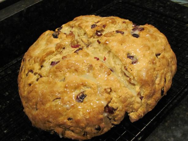 Cranberry Soda Bread With Lime Glaze. Photo by JanuaryBride