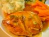 Chicken With Apricot-Ginger Sauce. Recipe by TeresaS