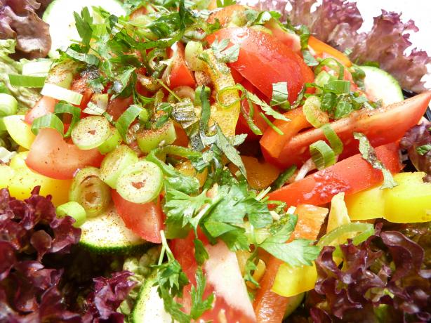 Turkish Chopped Salad. Photo by awalde