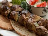 Spicy Lamb Shish Kebabs With Greek Pita Bread