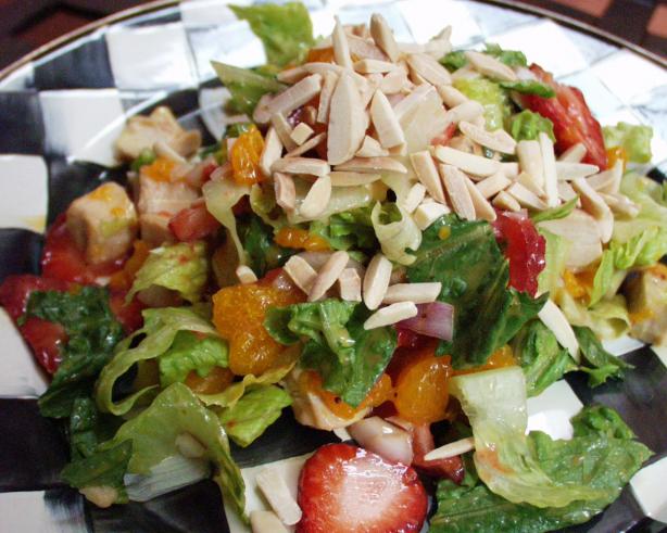 Strawberry, Orange & Almond Chicken Salad. Photo by FLKeysJen