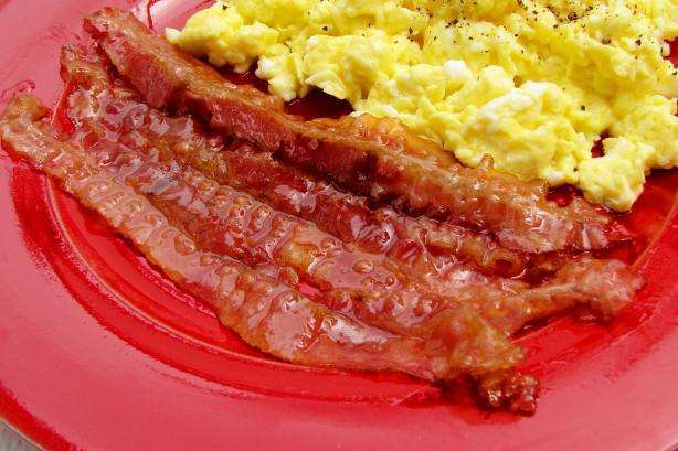 Sticky Boozy Bacon. Photo by lazyme
