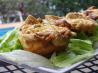 Mushroom, Spinach and Ham Tarts/Quiches