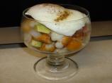 Florida Eggs Benedict in a Glass