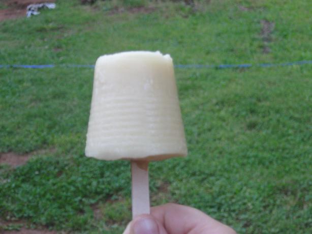 Pineapple and Lime Popsicles. Photo by MomLuvs6