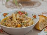 Eggplant Minestrone. Photo by Peter J