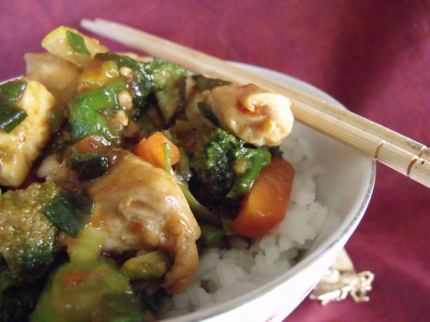 Stir-Fry Chicken W/Asian Flavors. Photo by Darkhunter