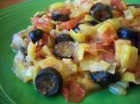 Turkish Braised Leeks with Olives