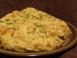 Garlic Zucchini Damper Bread