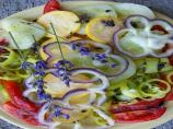 Vegetable Platter With Lavender Vinaigrette
