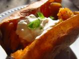 Lemon Pepper Baked Sweet Potato