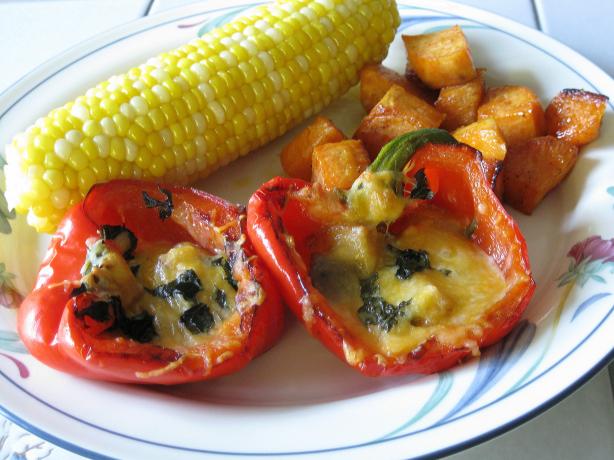 Grilled Peppers With Cheese. Photo by WiGal