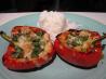 Grilled Peppers With Cheese