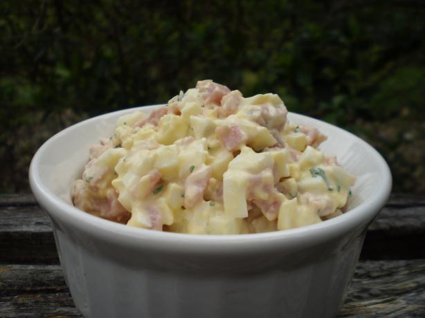 Ham and Egg Salad With Crackers. Photo by breezermom