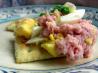 Ham and Egg Salad With Crackers