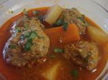 Authentic Sopa De Albondigas (Meatball Soup). Photo by Tiny_Toodles