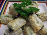 Spinach and Ricotta Rolls. Photo by Chef TraceyMae