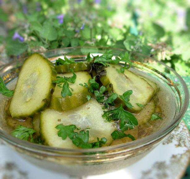 Pickled Fresh Cucumbers. Photo by French Tart